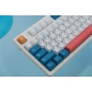 GMK Ping 104+25 PBT Dye-subbed Keycaps Set Cherry Profile for MX Switches Mechanical Gaming Keyboard